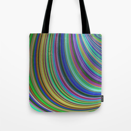 Striped fantasy Tote Bag