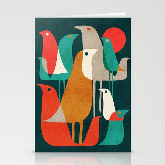 Flock of Birds Stationery Cards