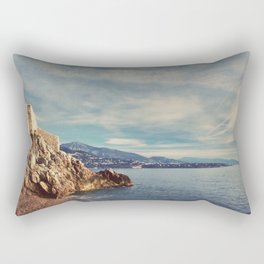 A Monaco View of the French Riviera Rectangular Pillow