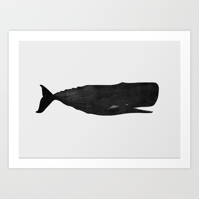 Sperm Whale Art Print