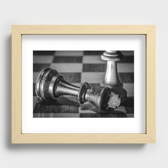 Checkmate Recessed Framed Print