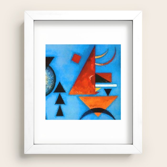 Wassily Kandinsky Soft Harshness Recessed Framed Print by Jon