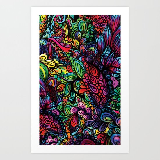 Lose Yourself to Color Art Print