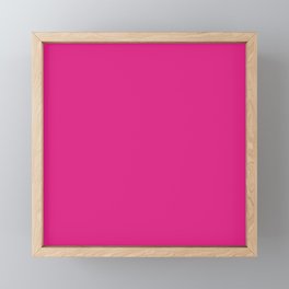 Hot Pink Elegance Framed Mini Art Print