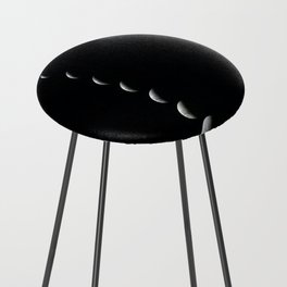 Lunar Moon Phases Counter Stool