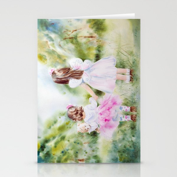 Fairies in the Garden Stationery Cards