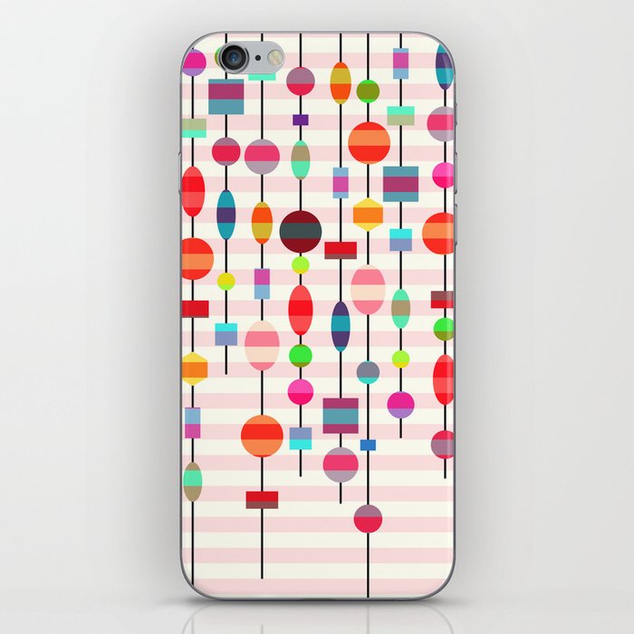 Colorful pearls iPhone Skin