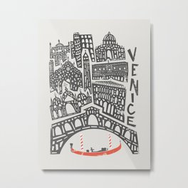 Venice Cityscape Metal Print