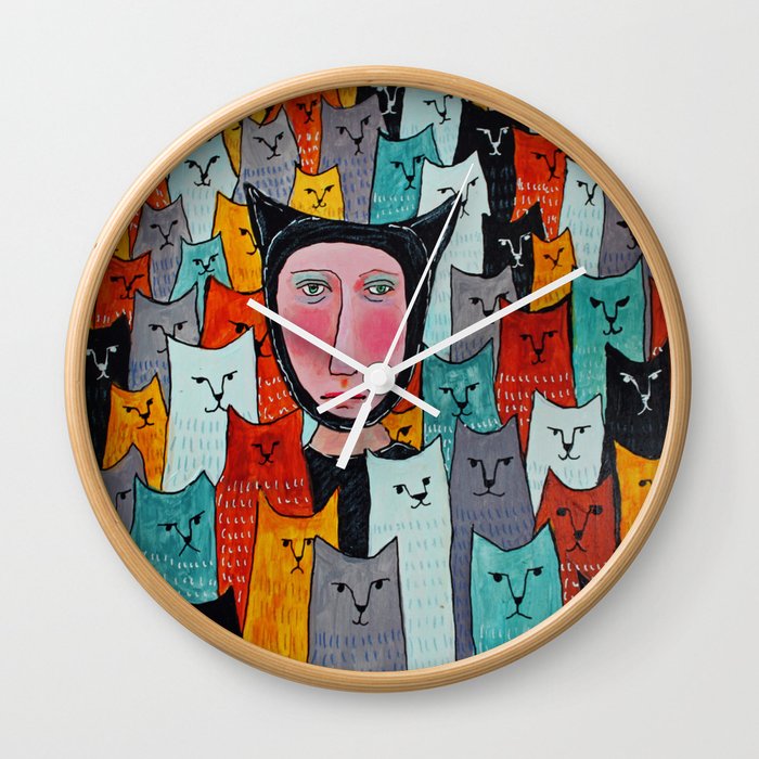 Catherine's Favorite Cat Wall Clock
