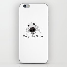 Boop the Snoot Borzoi Wolfhound iPhone Skin