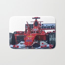 Schumacher Bath Mat | Formulaone, Clasico, Red, Daytona, Racetrack, Sport, Racing, Acrylic, Motor, Champion 