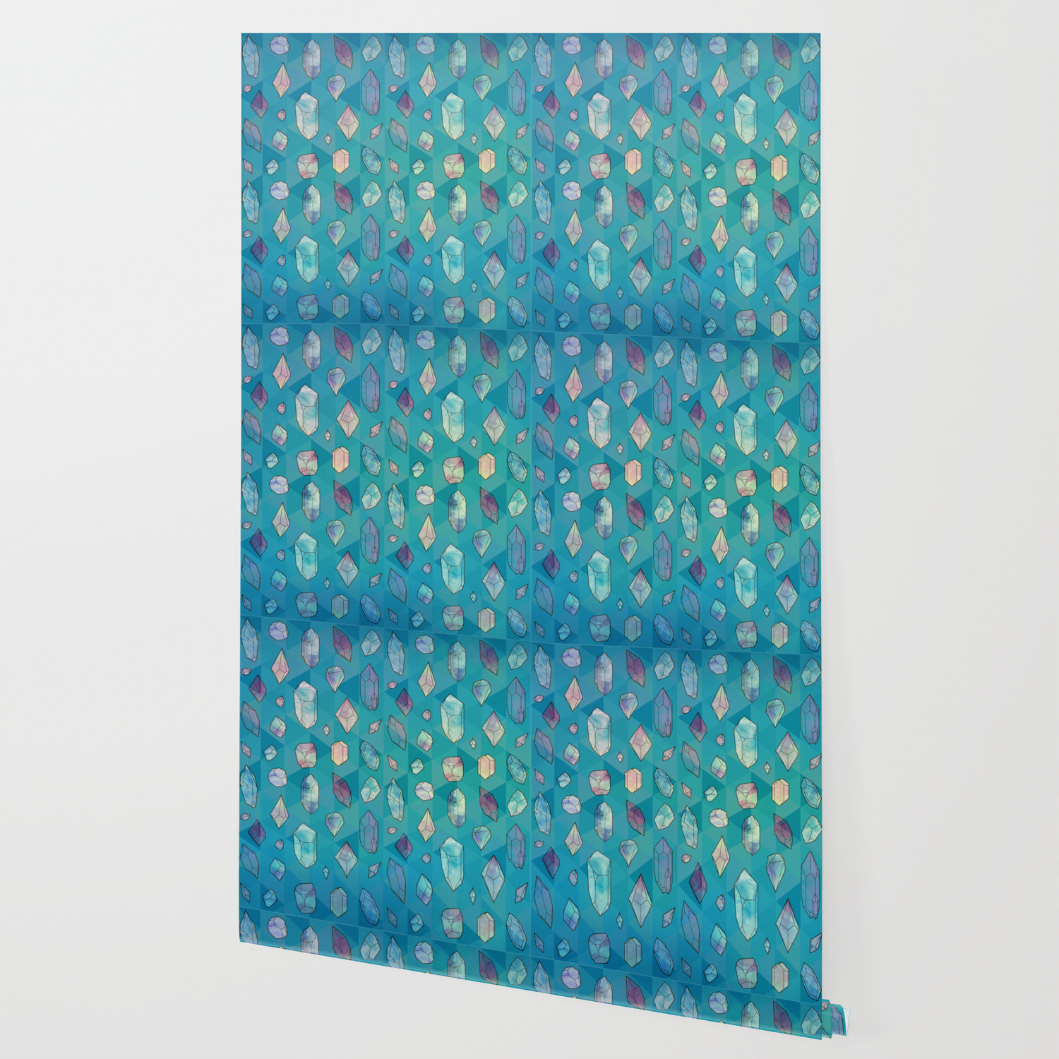 Healing Crystals 2 Wallpaper By Vivinicolin Society6