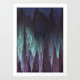 Abstract Waterfall Art Print