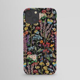 Wild Flowers Paradise iPhone Case