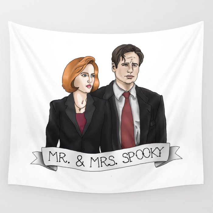 MR& MRS SPOOKY Wall Tapestry