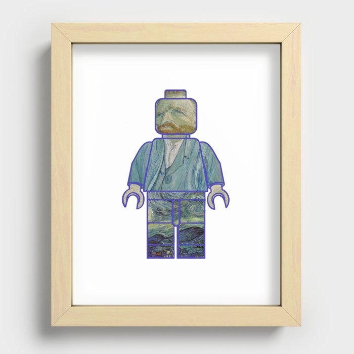 Mr. Starry Night Pants Recessed Framed Print