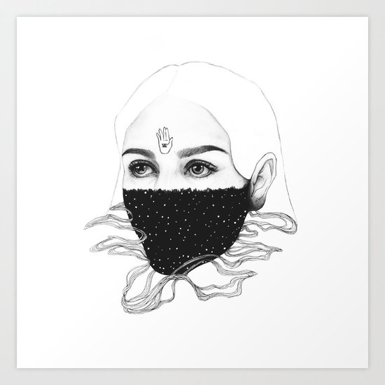 Seven nights Art Print