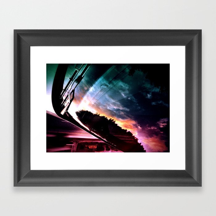 Inverted Horizon Framed Art Print