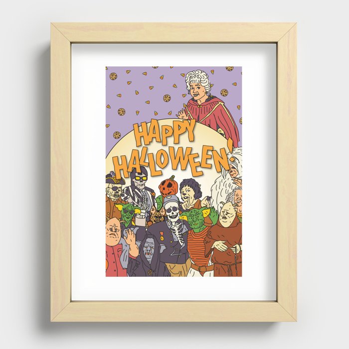 Halloweentown Characters  Recessed Framed Print