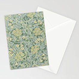 William Morris's (1834-1896) Jasmine famous pattern jasmine flower Sticker Stationery Card