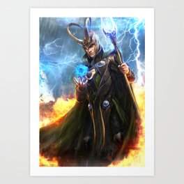 Loki Art Print