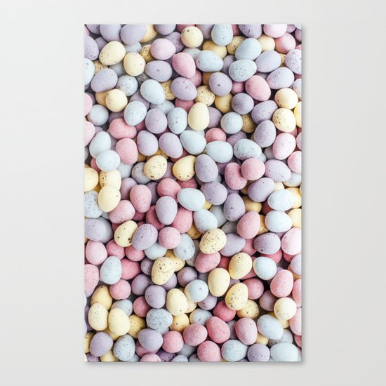 Spring Easter Eggs Canvas Print