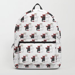 Angel & Demon Cats Backpack