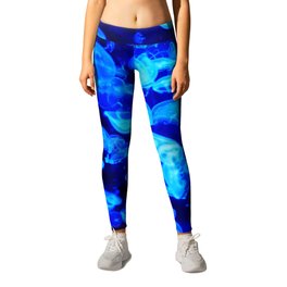 Jellies Leggings | Turquoise, Bright, Photo, Animal, Jelly, Jellyfish, Color, Jellys, Ocean, Creatures 