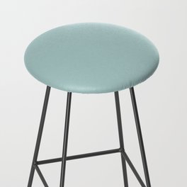 Pastel Blue Solid Color Hue Shade - Patternless Bar Stool