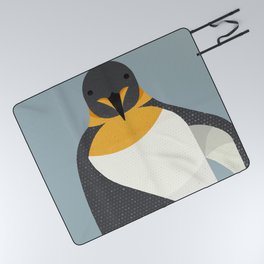 Whimsy Emperor Penguin Picnic Blanket