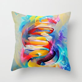 D.N.A Project Throw Pillow