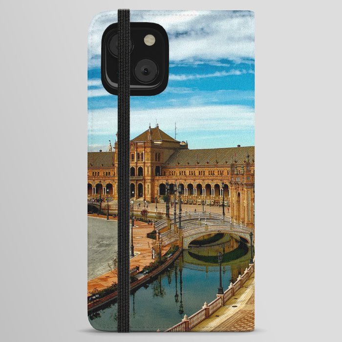 Spain Photography - Historical Landmark In Seville iPhone Wallet Case