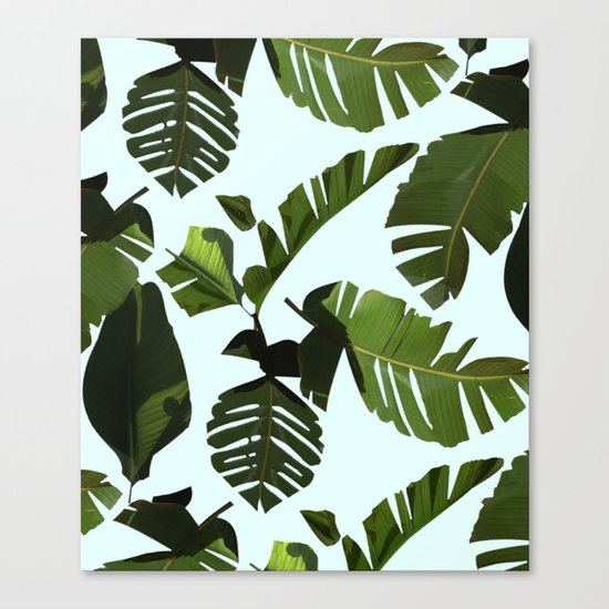 Palm Pattern Canvas Print