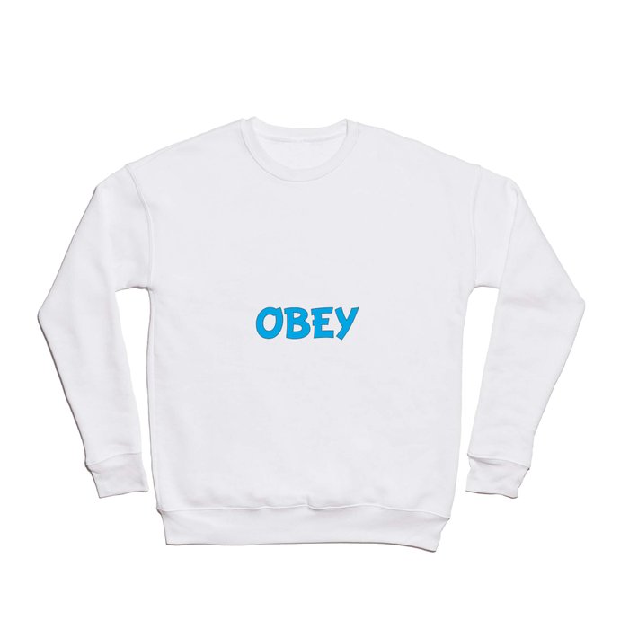 I don't want to wear this - Obey - Funny mask Crewneck Sweatshirt