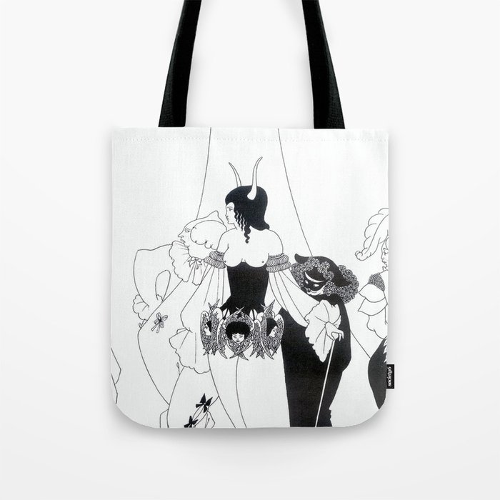  The Masque of the Red Death - Aubrey Beardsley Tote Bag