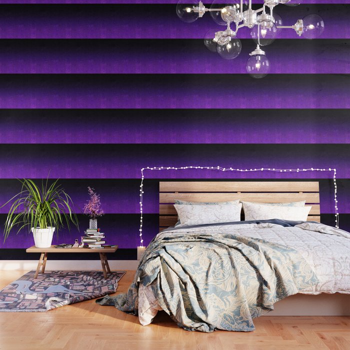 Purple Black Glitter Gradient Wallpaper By Falln Society6
