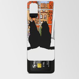 Window Cats Spring Morning Silhouette Android Card Case