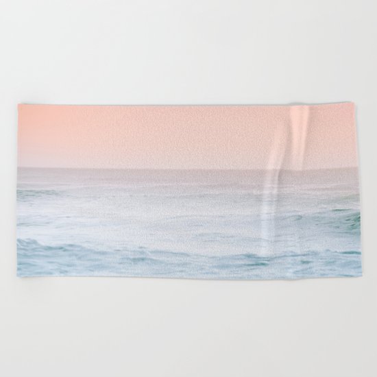 Pastel ocean mist #society6 Beach Towel