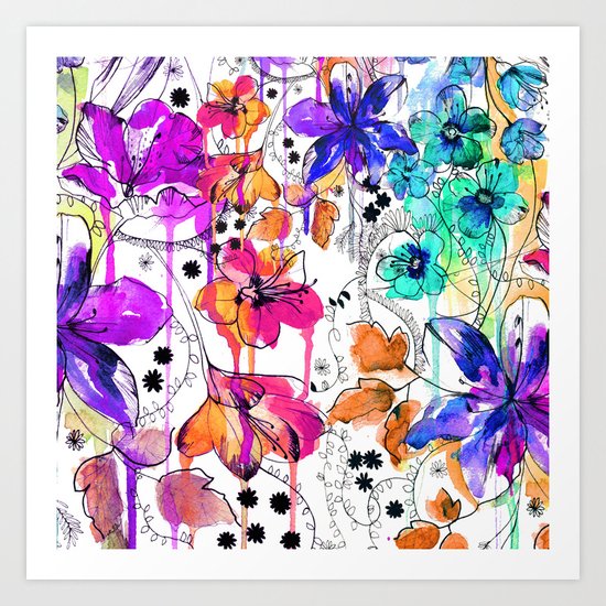 Lost in Botanica Art Print