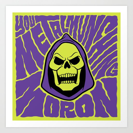 Metal Muncher Art Print