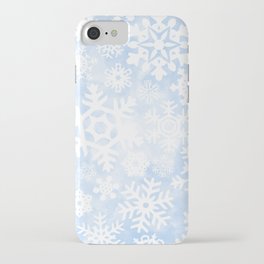 Winter Snow Pattern iPhone Case