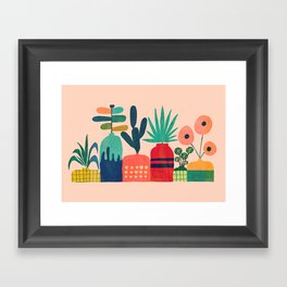 Plant mania Framed Art Print