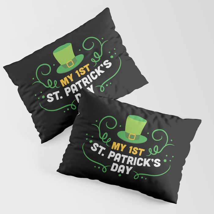 My First St Patricks Day Cute Baby Pillow Sham