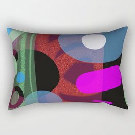 Chroma Kinetix Abstract Artwork 10 Rectangular Pillow