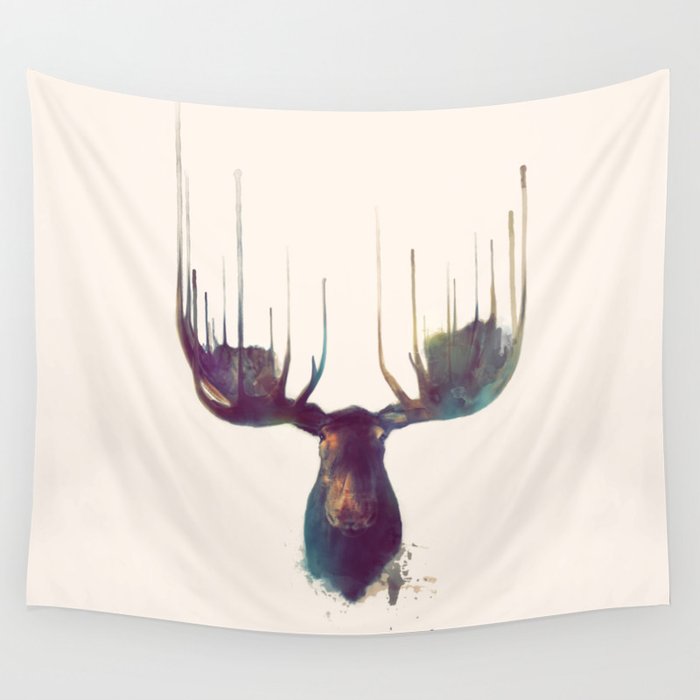 Moose Wall Tapestry