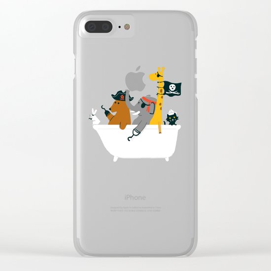 Everybody wants to be the pirate Clear iPhone Case