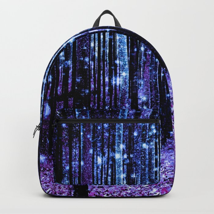 Magical Forest Turquoise Purple Backpack