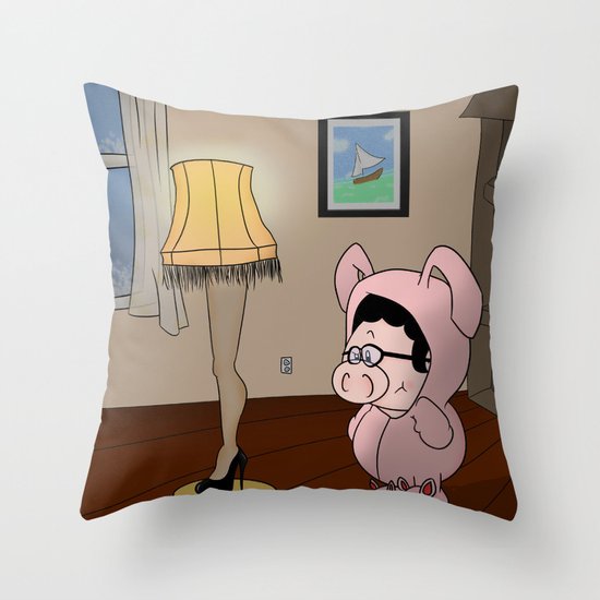 A Christmas...story Throw Pillow