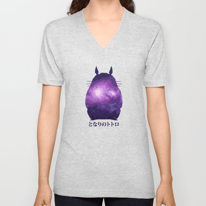 In the Stars(Totoro) V Neck T Shirt