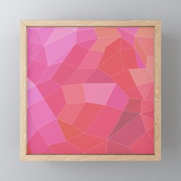 Sapphic geometry  Framed Mini Art Print